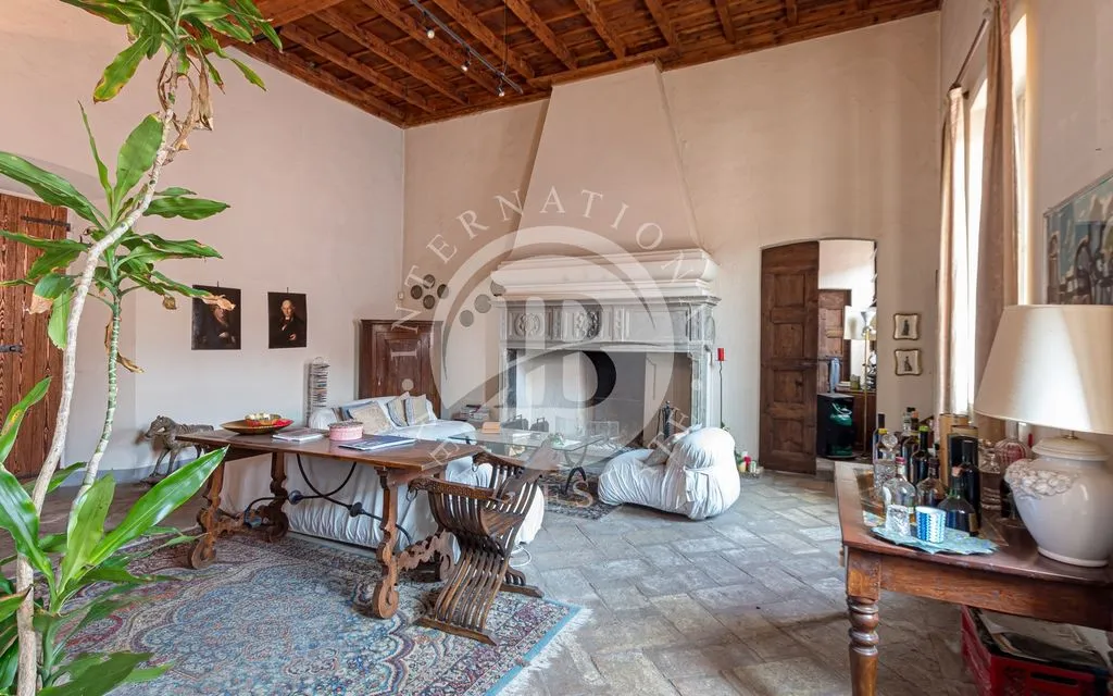 Séjour - Historic Villa with Private Pool in Ozzero, Lombardy
