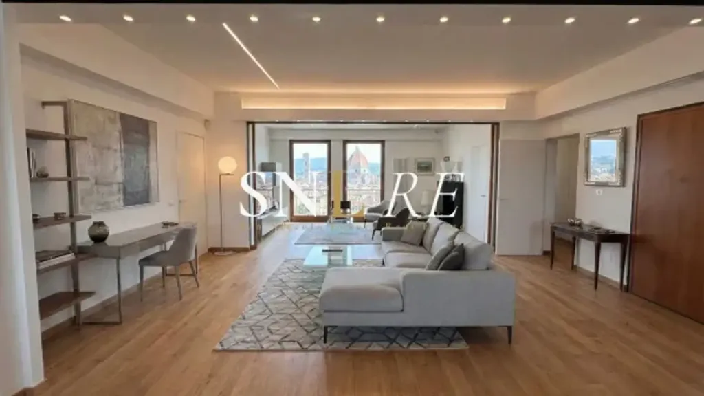 Séjour - Penthouse with Panoramic Terraces in Florence