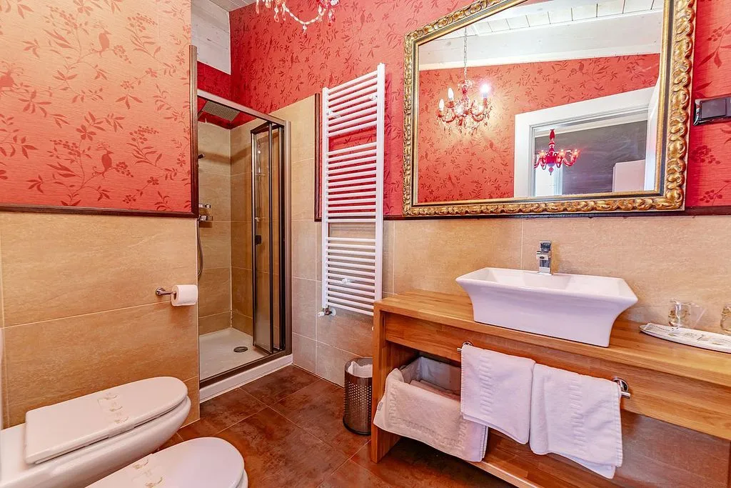 Salles de bain - 12-Bedroom Chalet with Pool in Valle de Losa