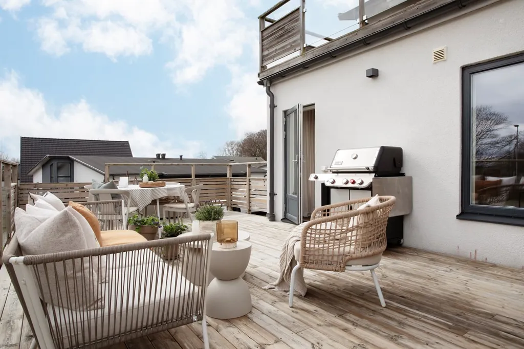 Terrass - Modern Flat with Pool in Onsala
