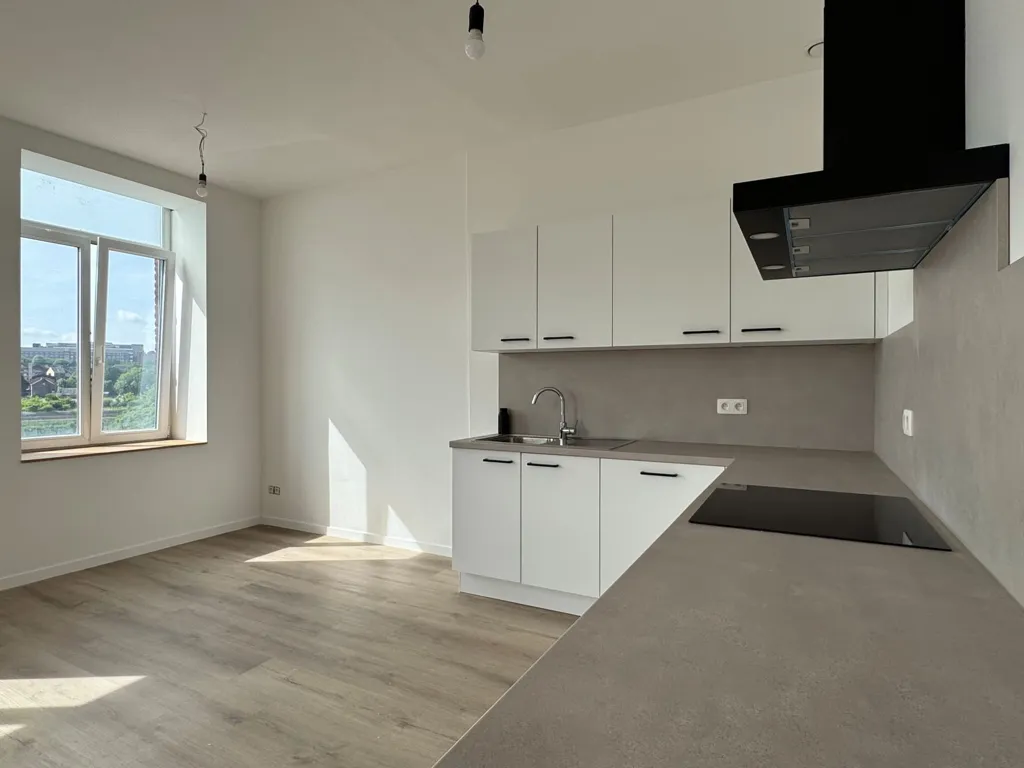 Kitchen - Renovated Duplex with Terrace in Lodelinsart