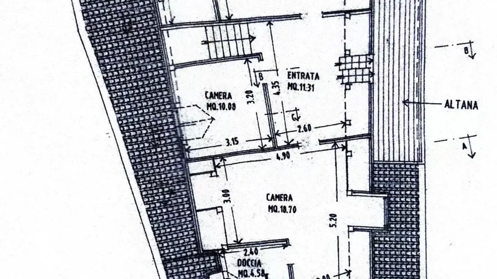 Floor Plan - 10-Room Apartment with Canal View in Venice