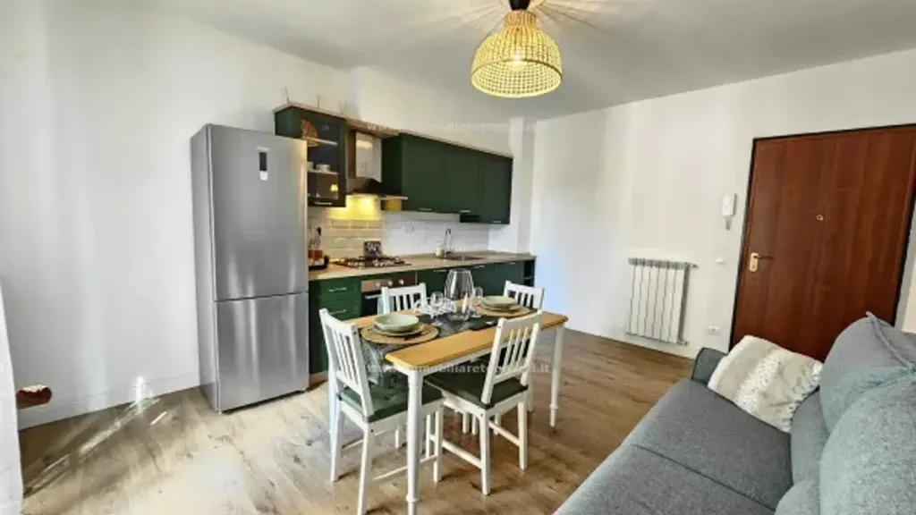 Cuisine - Rustic Bilocale with Private Parking in Certaldo Centre