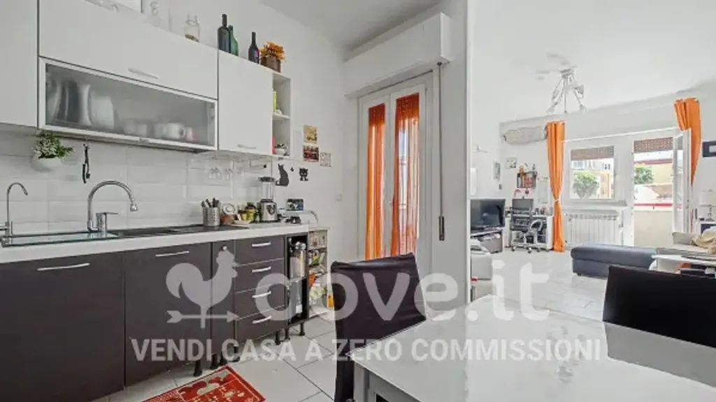 Köök - Triplex with Balcony in Ostia, Rome