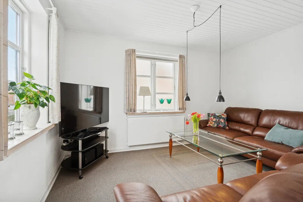 Living Room - Murstensvilla with Garden in Otterup