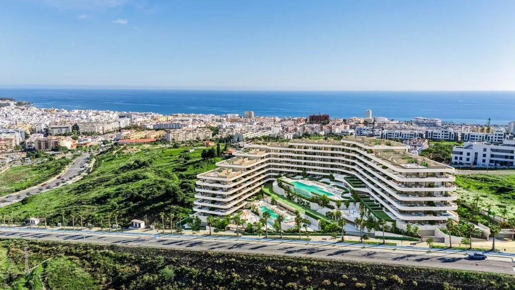 Õhuvaade - Contemporary Flat with Sea View in Estepona