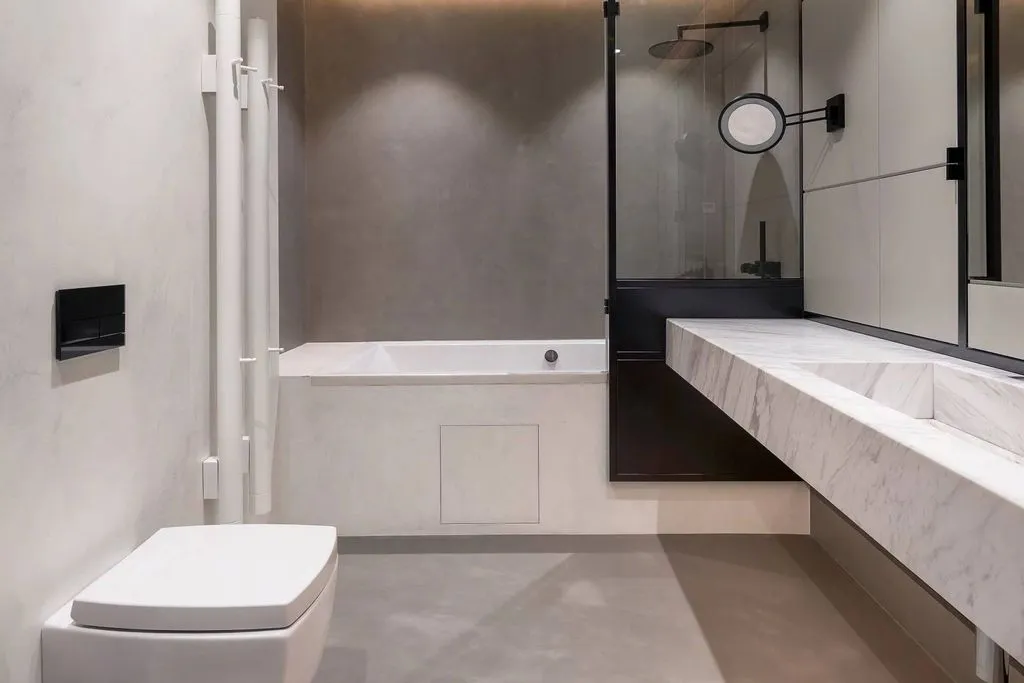 Salles de bain - Duplex avec Vue Tour Eiffel à Saint-Cloud