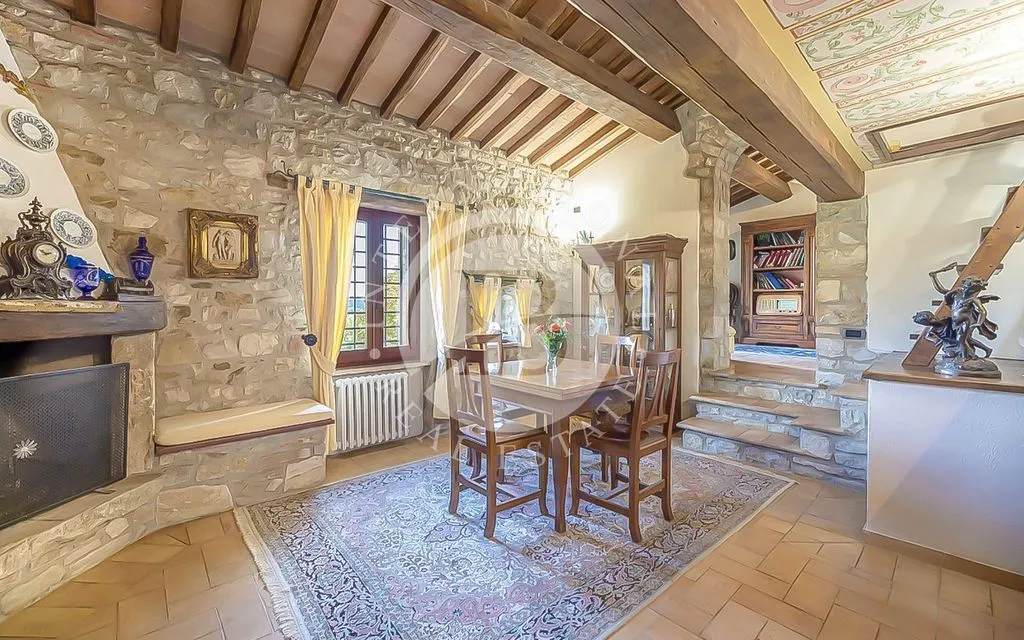Salle à manger - 12-Bedroom Villa with Pool in Todi, Italy