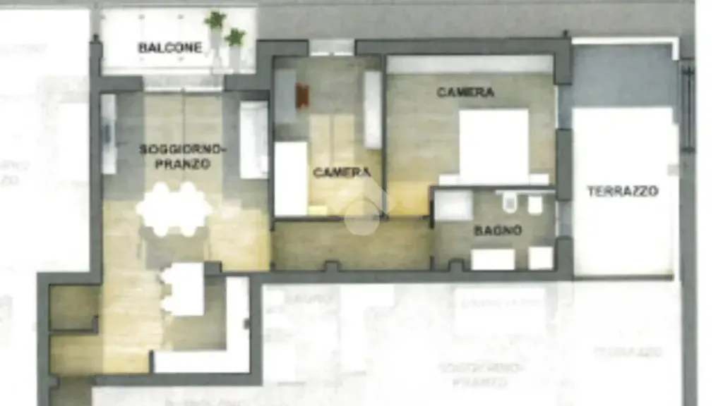 Plaan - Newly Built Apartment with Balcony in Novellara