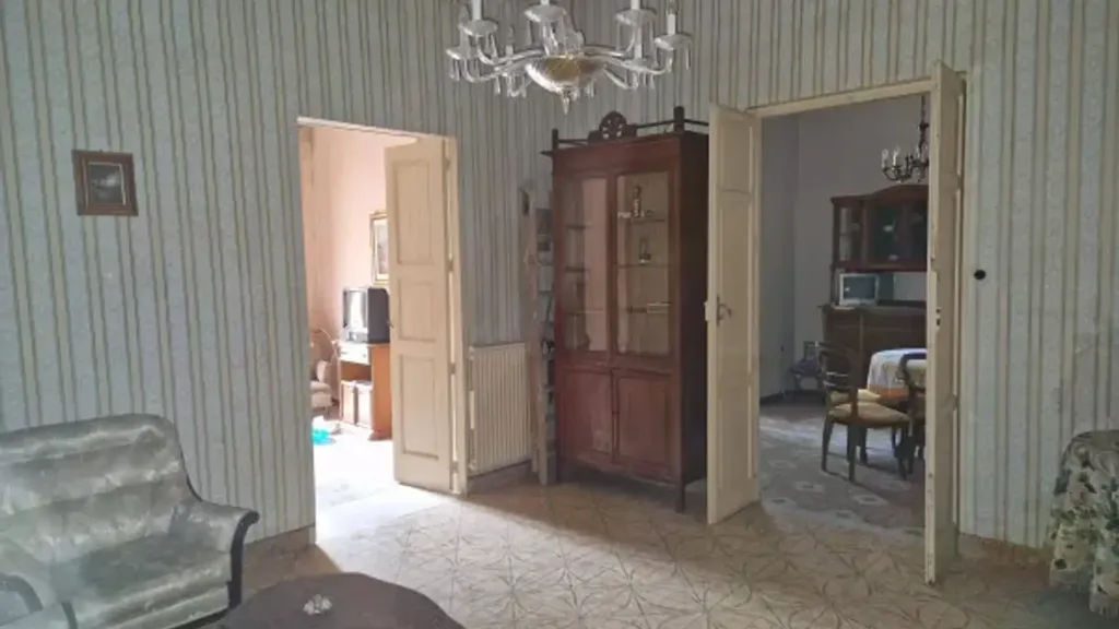 Séjour - Terraced House with Balcony in Canicattì