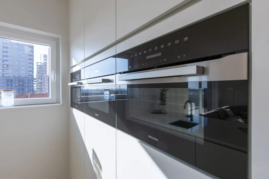 Cuisine - Penthouse Rénové avec Terrasse à Ostende