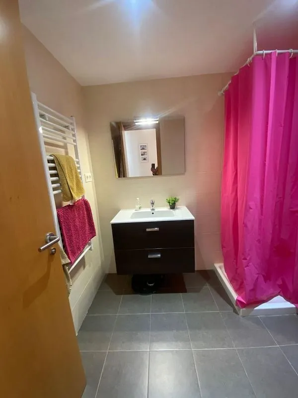 Salles de bain - Apartment with Pool in Plaza de la Vinya