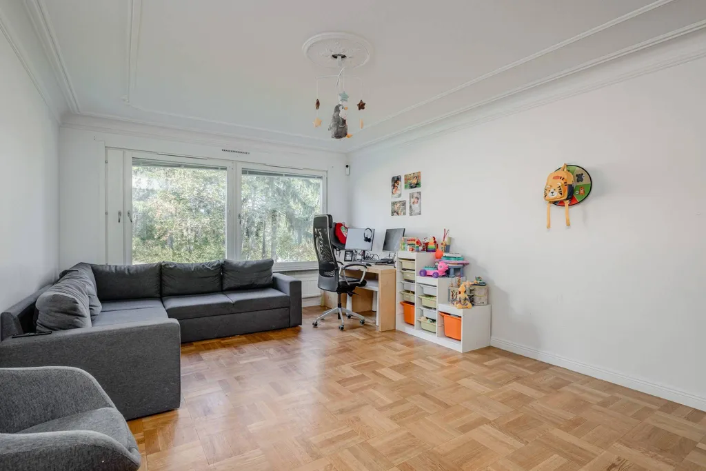 Living Room - Apartment with Balcony in Stockholm