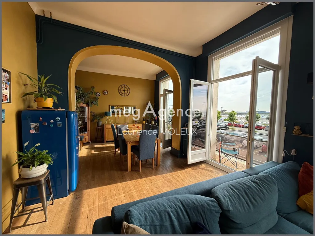 Séjour - Appartement Vue Mer avec Balcon à Boulogne-sur-Mer