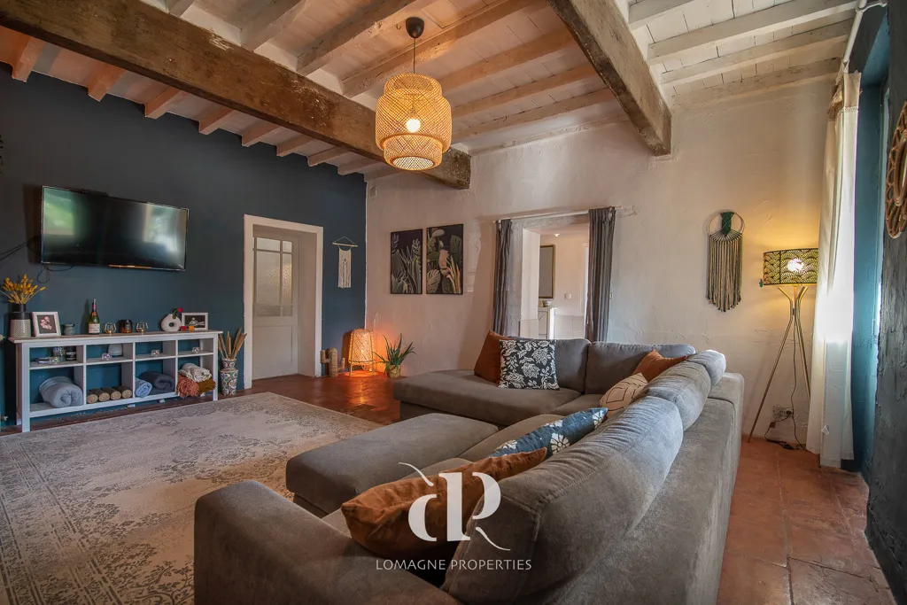 Soggiorno - Two-Roomed Houses with Pool in Lomagne