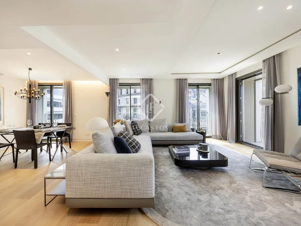 Séjour - Luxury Apartment with Pool in Barcelona