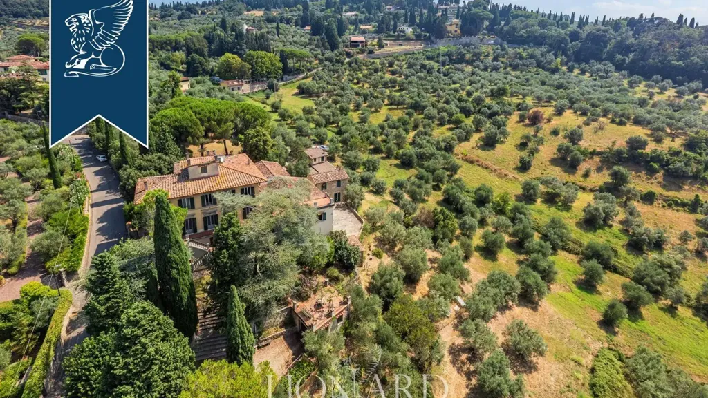 Vue aérienne - Historic Villa with Panoramic Views near Florence