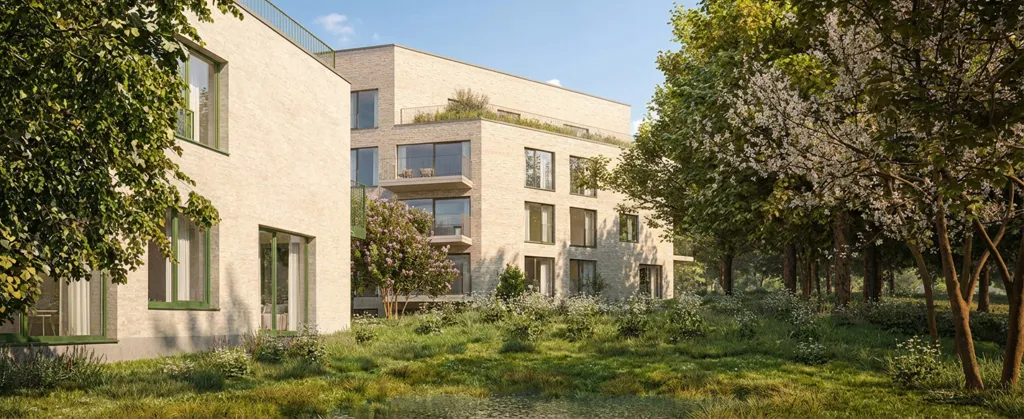 Extérieur - Appartement 3 Chambres avec Volumes Généreux à Uccle