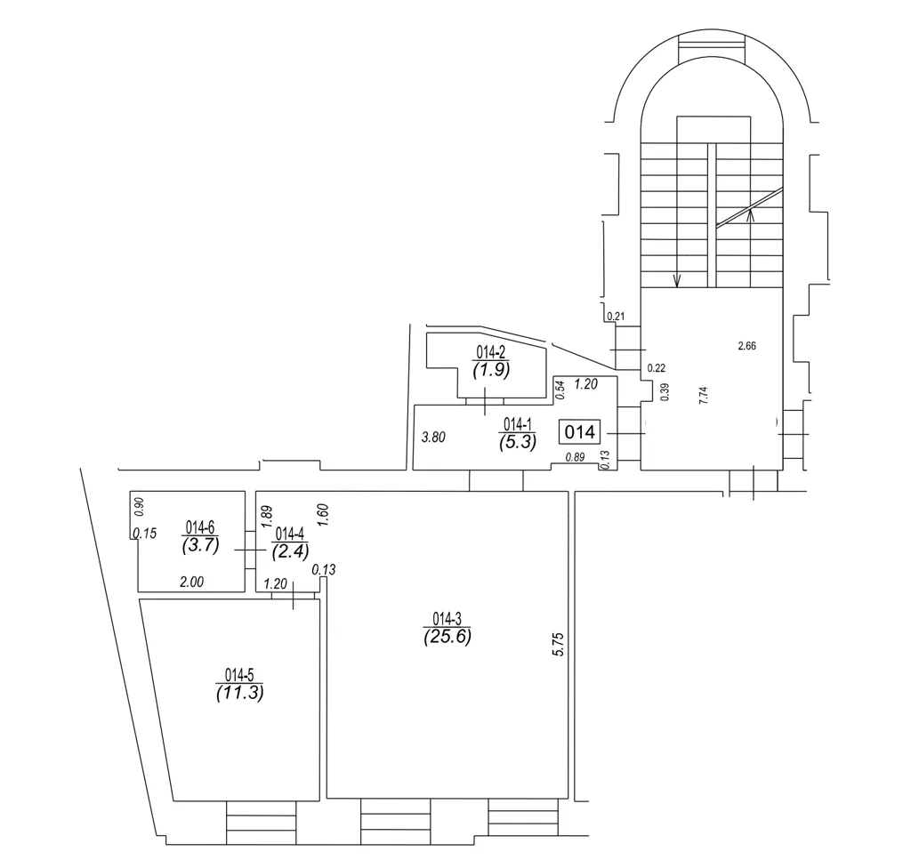 Plan - Renovated 2-Bedroom Apartment in Riga Centre