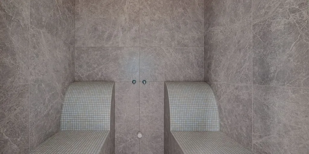 Bathrooms - Mixed-Use Building with Showroom in Borsbeek