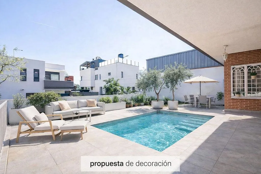Piscina - Detached Chalet with Garden in Valdebebas