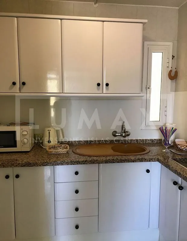 Kitchen - Apartment with Pool in Playa de Las Américas