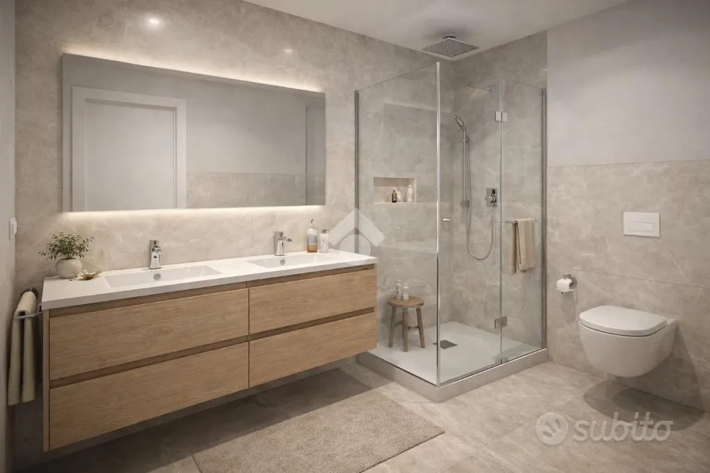 Salles de bain - Modern Apartments with Private Gardens in Collecchio