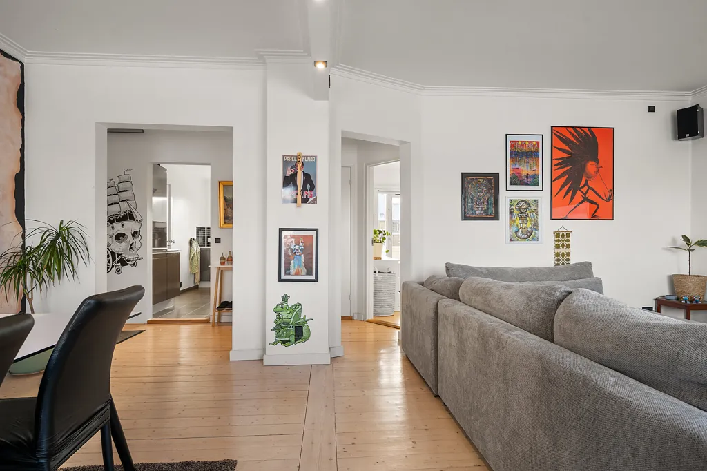 Living Room - 2-room apartment in Aalborg