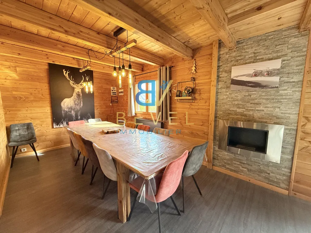 Söögituba - Chalet with Panoramic View in La Toussuire