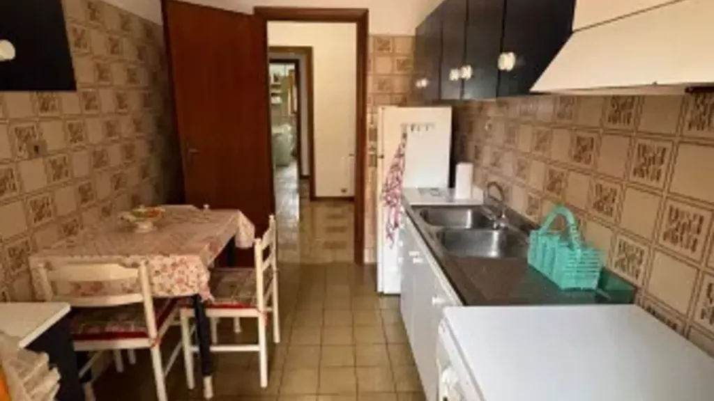 Köök - Seafront Apartment with Balcony in Nettuno