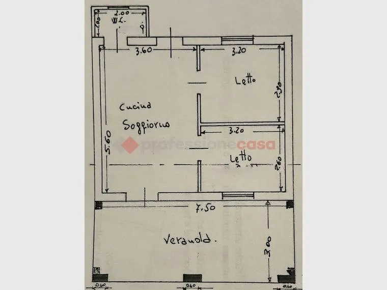 Plan - Villa with Garden near Pulsano