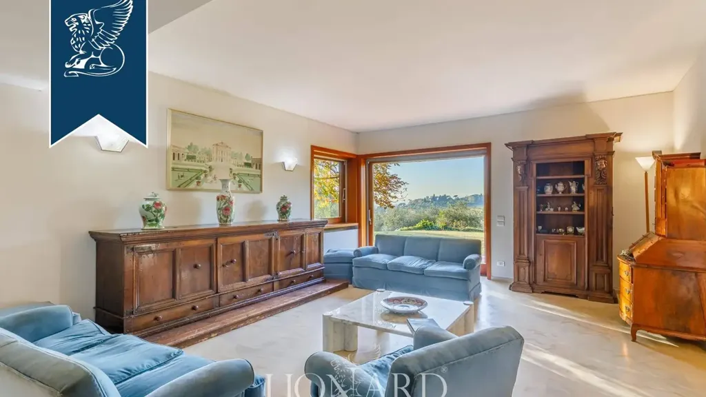 Soggiorno - Luxury Villa with Skyline View in Settignano