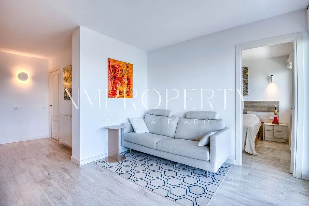 Séjour - Apartment with Sea View and Pool in S'Agaró