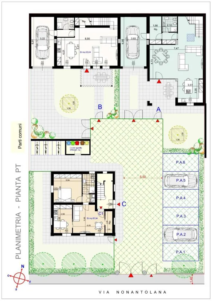 Plan - Luxury Villa with Private Garden in Modena