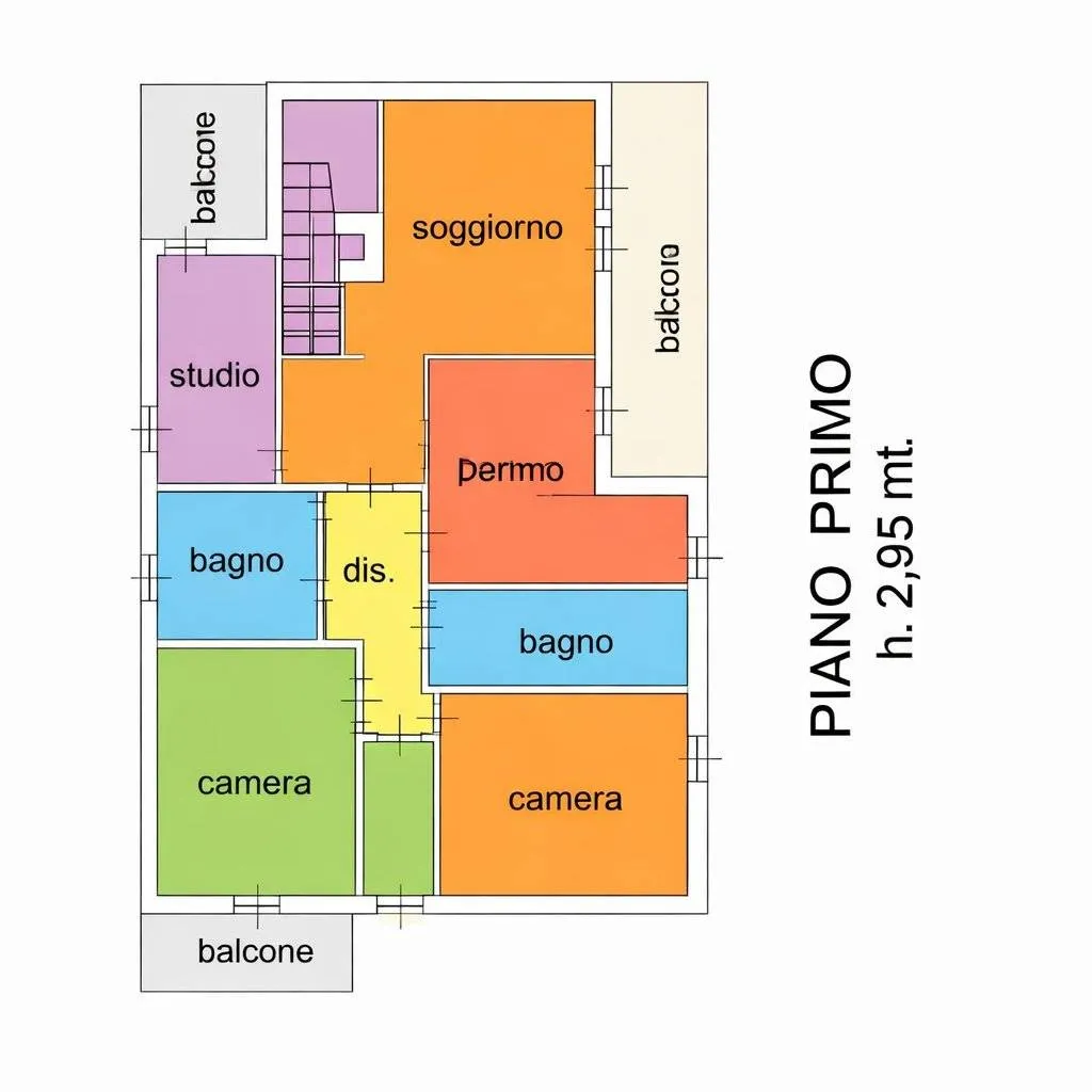 Plan - Luxury Villa with Private Garden in Mozzo