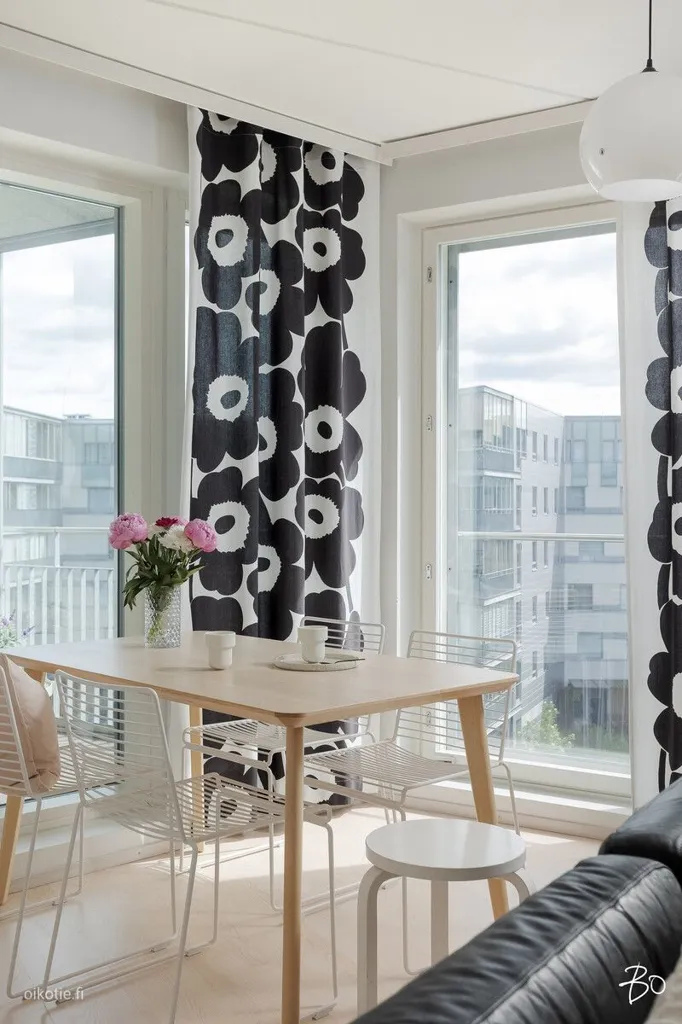 Dining Room - Modern Apartment with Balcony in Jyväskylä Centre