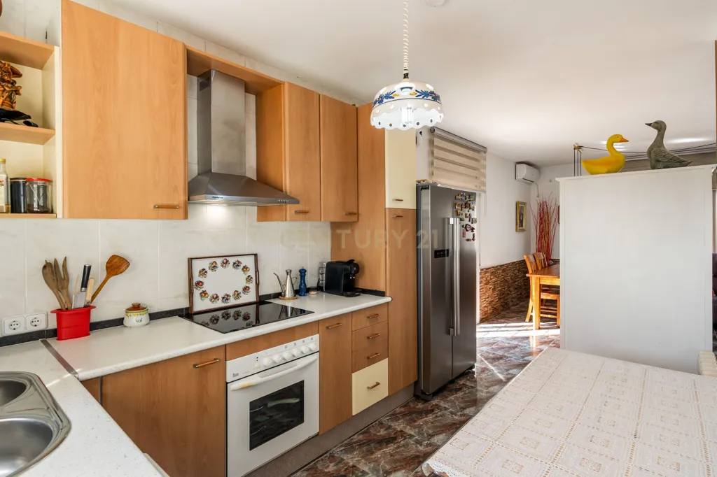 Kitchen - Independent House with Montserrat Views in Abrera