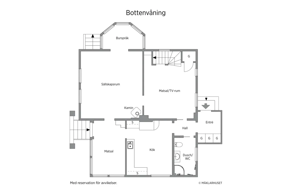 Planimetria - Historic Villa with Garden in Adolfsberg