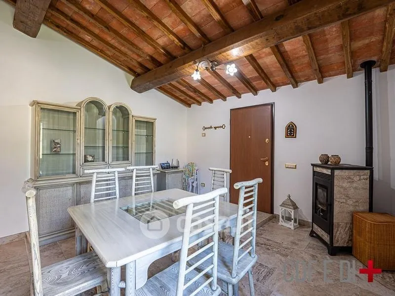 Söögituba - Rustic Villa with Lake View in Bolsena