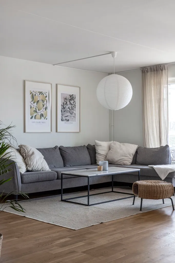 Soggiorno - Modern Flat with Balcony in Central Halmstad