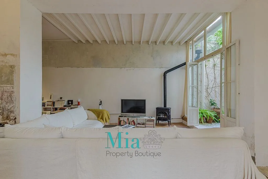 Séjour - Loft Apartment with High Ceilings in Alicante Centre