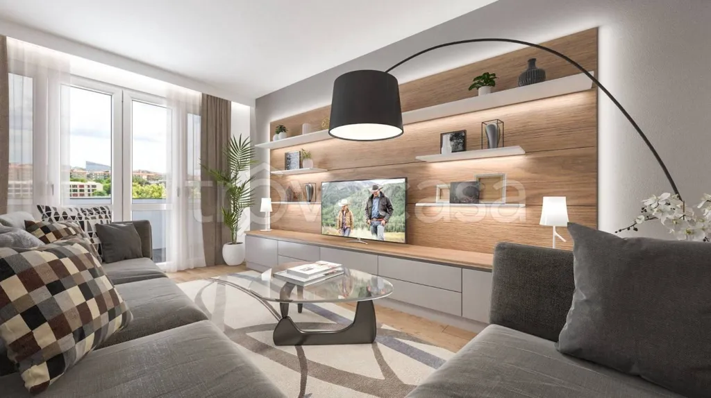 Living Room - Apartment with Large Terrace in Corciano
