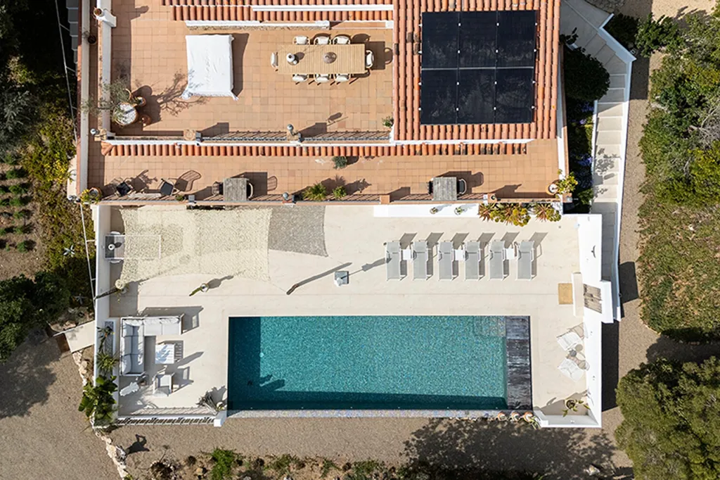 Vue aérienne - Renovated Villa with Sea View in Vall-Llobrega