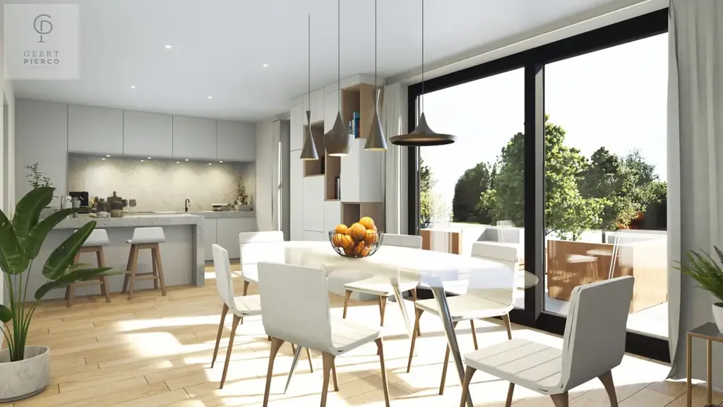 Salle à manger - Duplex avec terrasse dans un projet exclusif