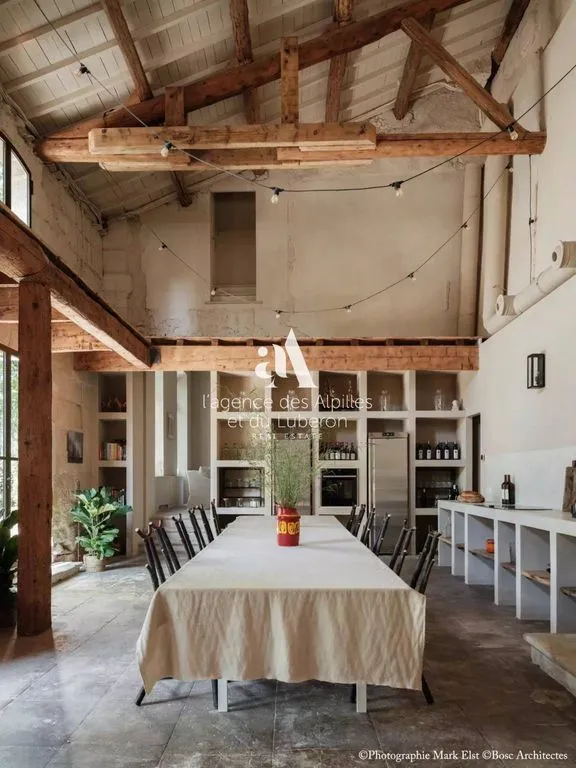 Söögituba - Luxury Farmhouse with Pool in Eyragues