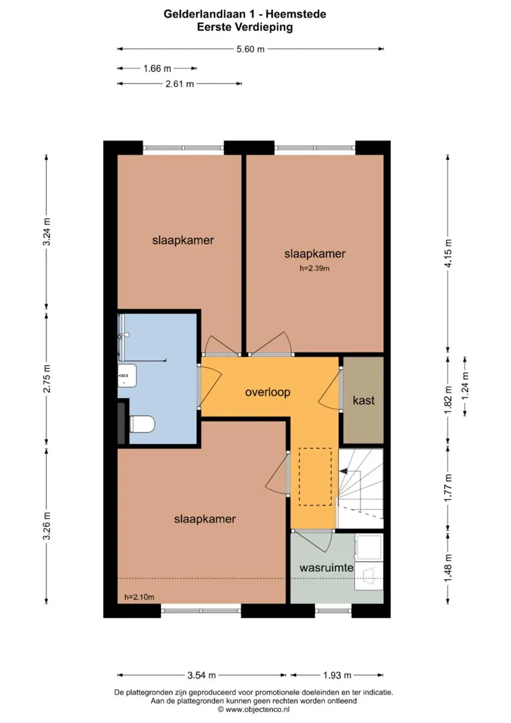 Plan - Extended Corner House with Garden in Heemstede