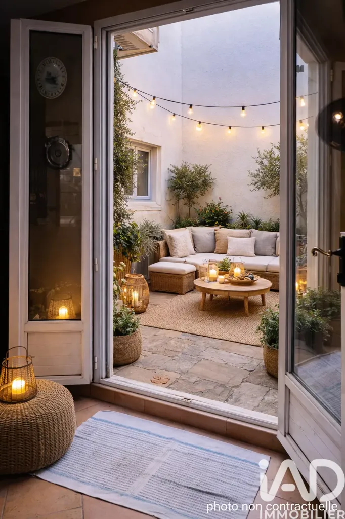 Terrasse - Appartement de Caractère avec Cour Privative à Carpentras