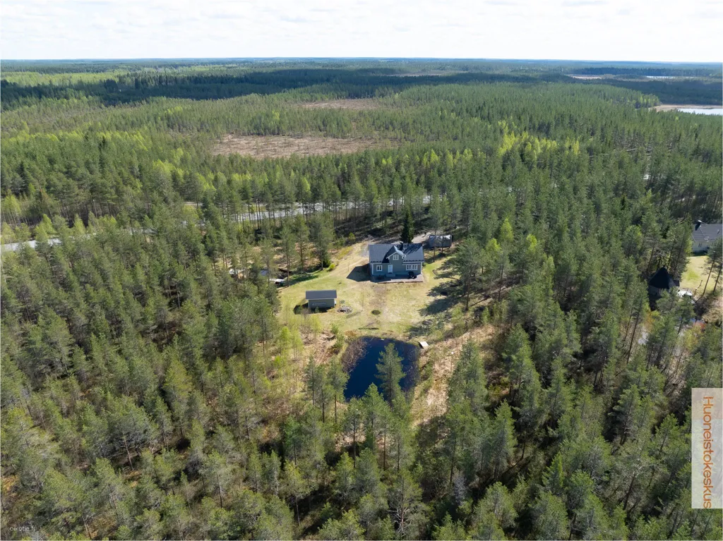 Õhuvaade - Mammutti Log Cabin with Sauna in Kiiminki