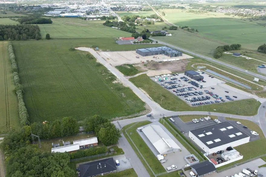 Vue aérienne - Commercial Plot near City Syd, Svenstrup