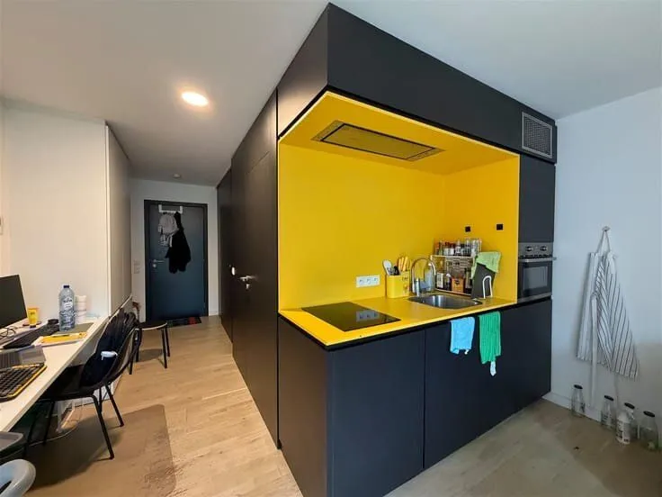 Köök - Apartment with City Centre Proximity in Leuven